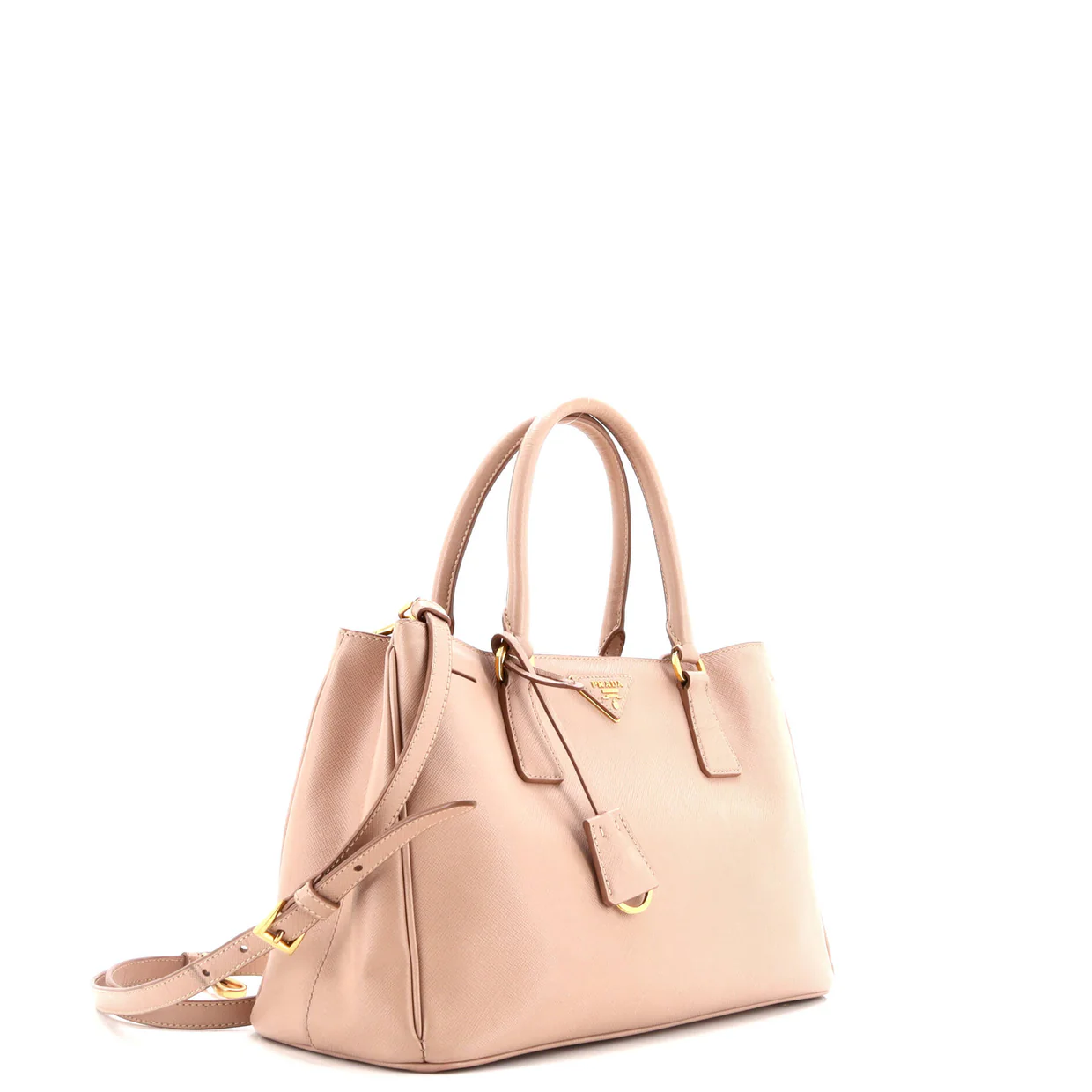 Lux Open Tote Saffiano Leather Medium - Deep Luxury