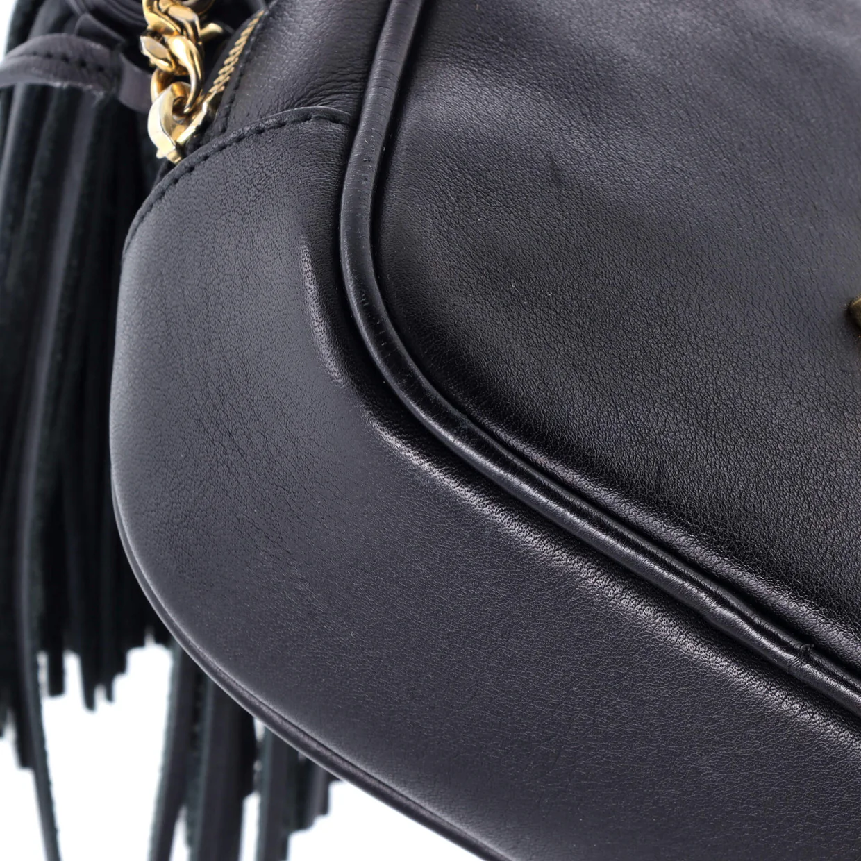 Classic Monogram Blogger Crossbody Bag Leather Small - Deep Luxury