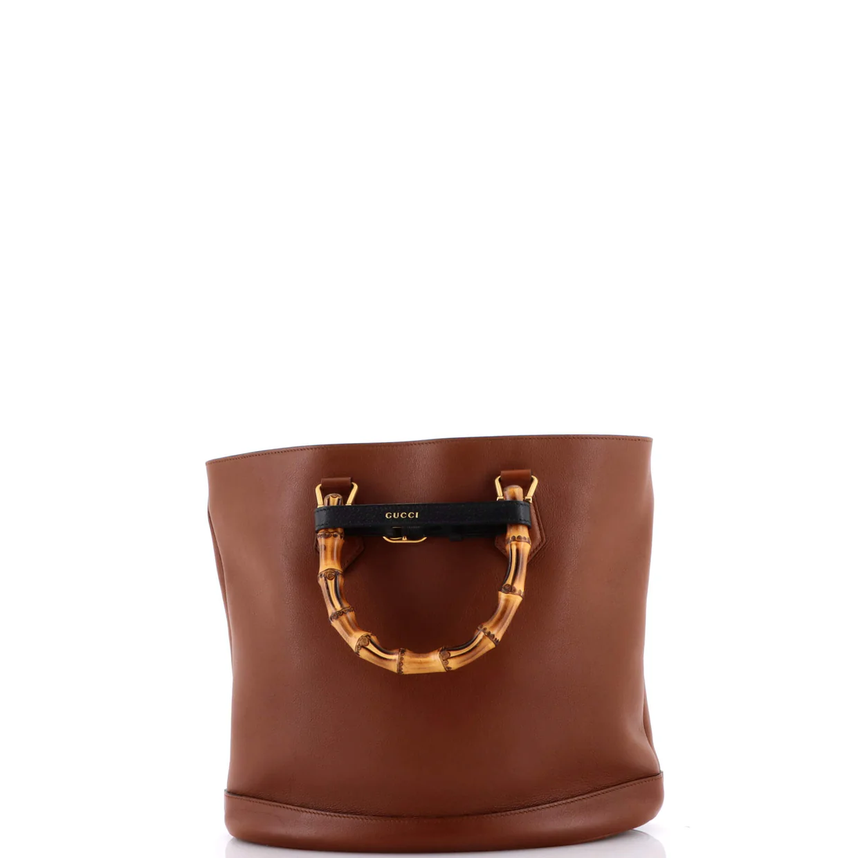 Diana Convertible Bucket Bag Leather Medium - Deep Luxury