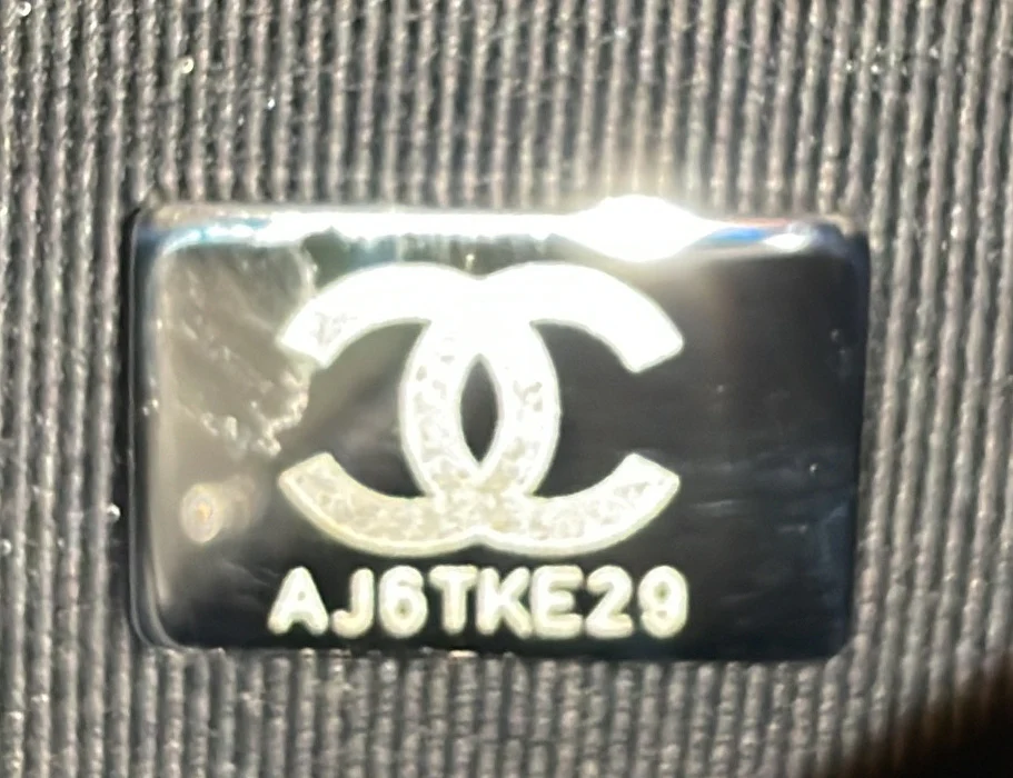 CC Envelope Chain Clutch Printed Lambskin - Deep Luxury