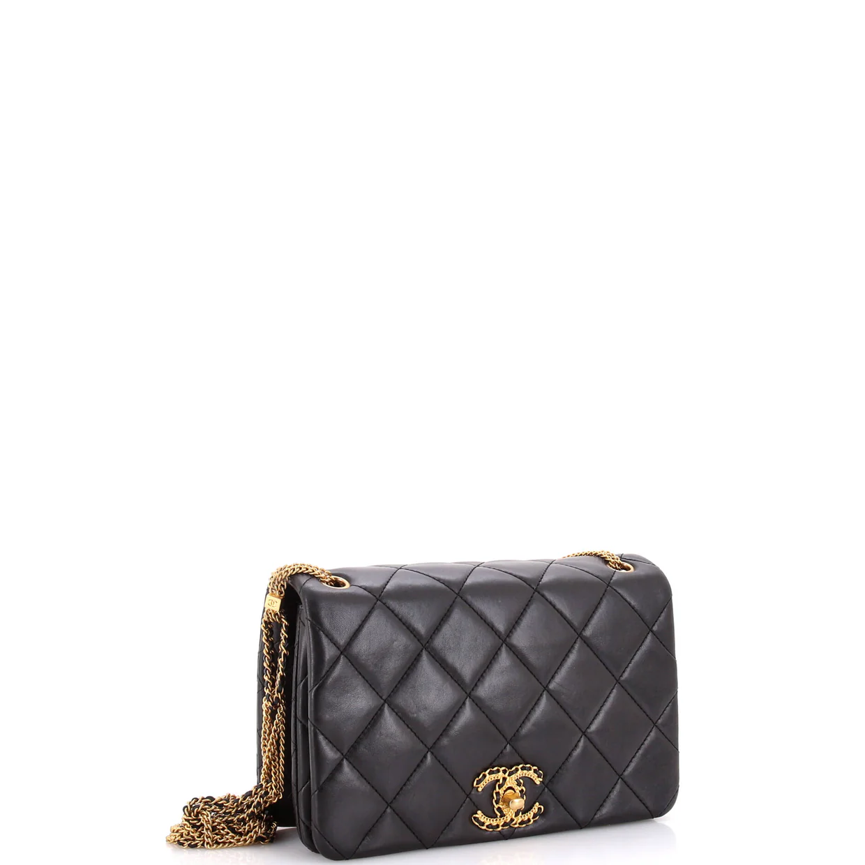 On And On Full Flap Bag Quilted Lambskin Mini - Deep Luxury