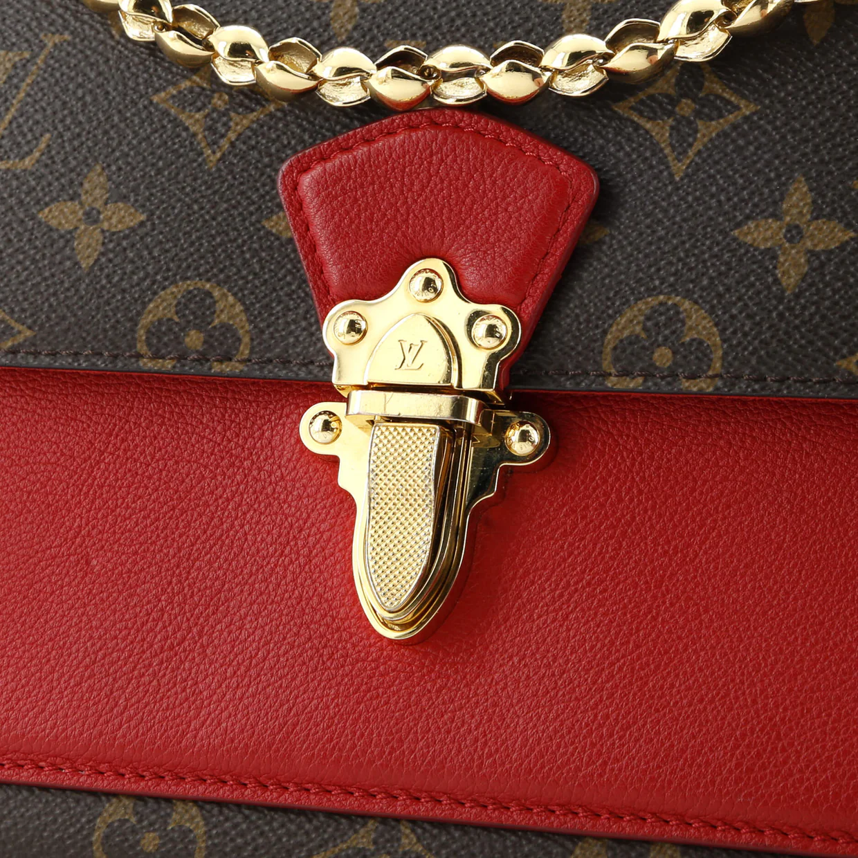 Victoire Handbag Monogram Canvas and Leather - Deep Luxury