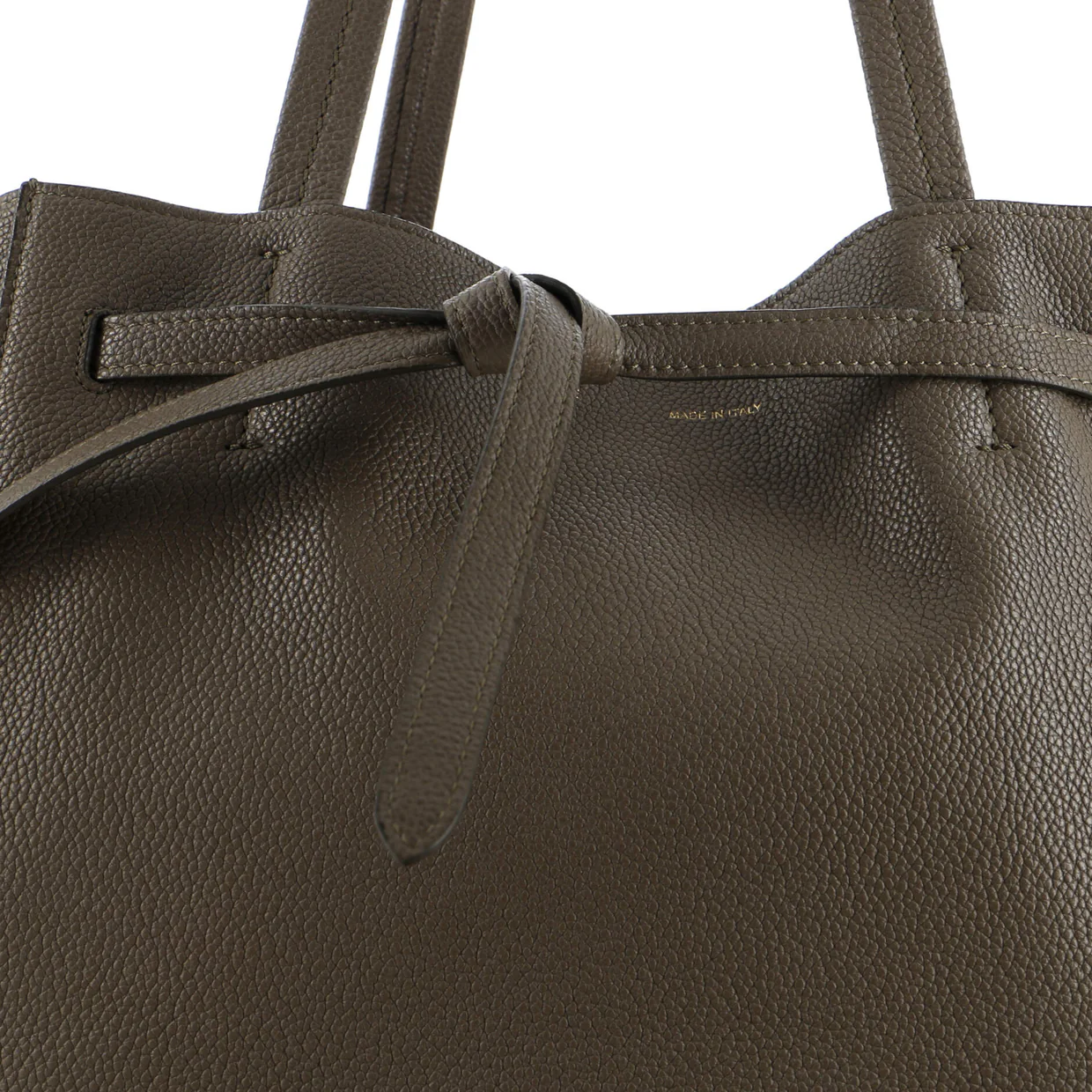 Phantom Tie Cabas Tote Leather Small - Deep Luxury