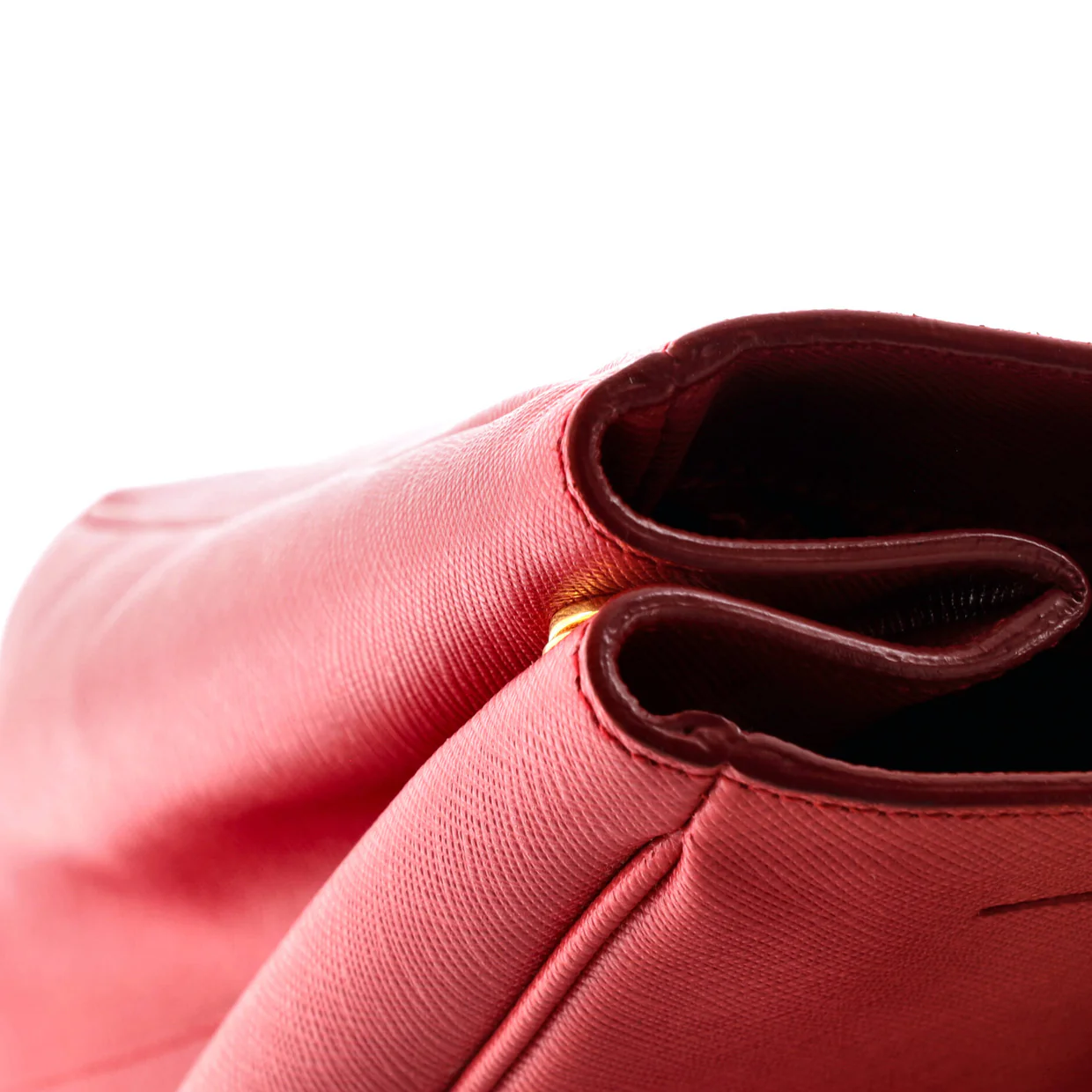 Lux Open Tote Saffiano Leather Large - Deep Luxury