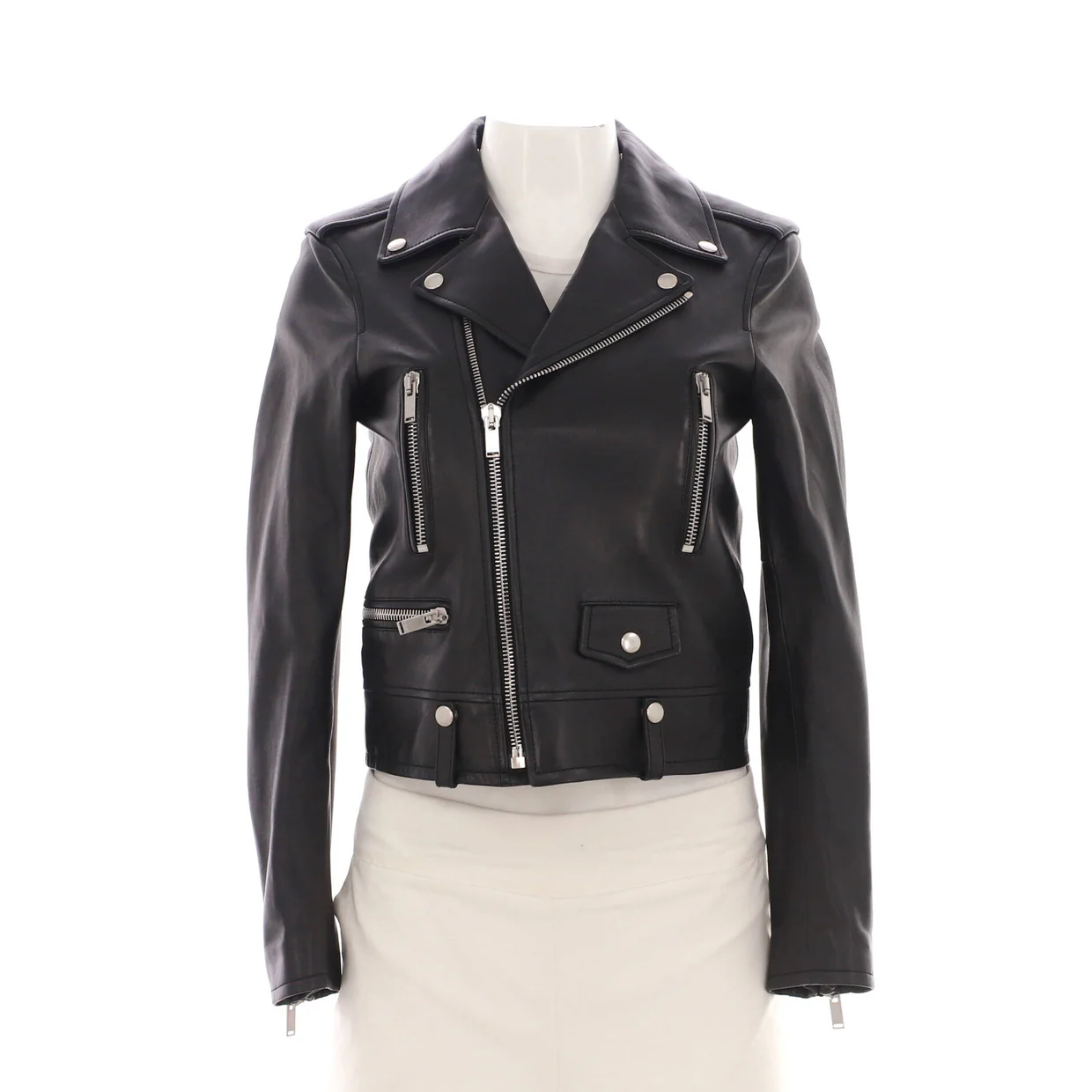 Women's Biker Jacket Leather - Deep Luxury