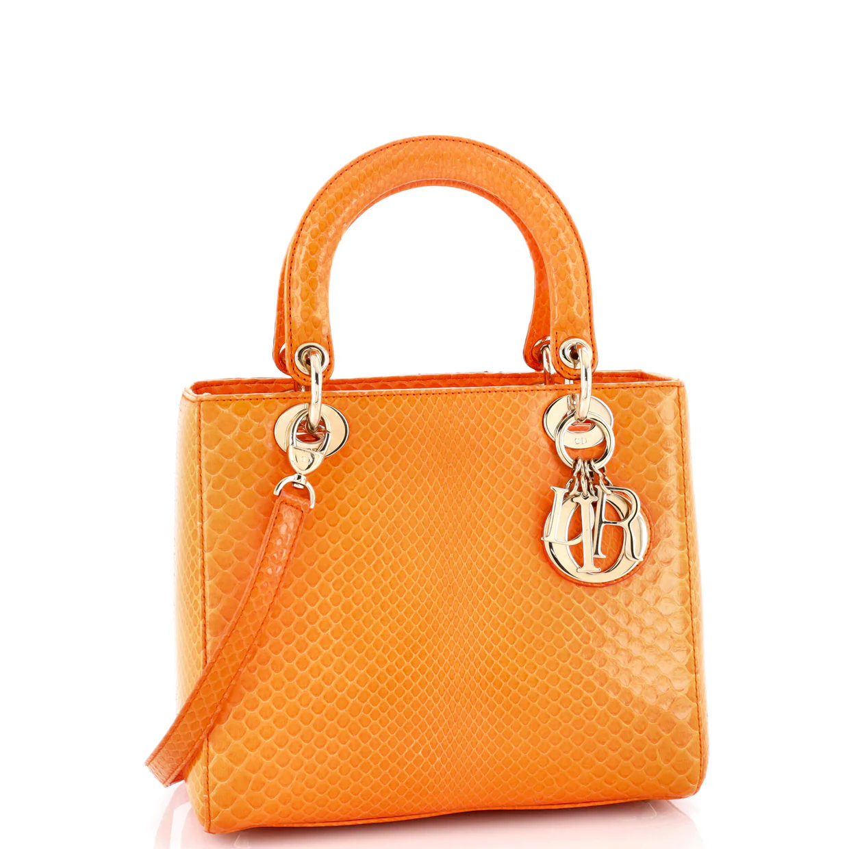 Lady Dior Bag Python Medium - Deep Luxury