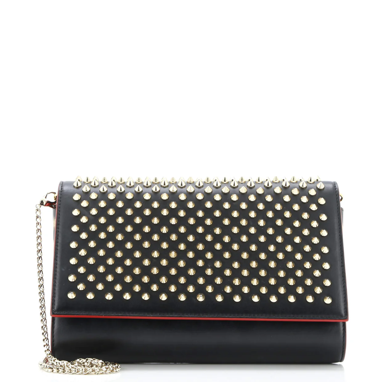 Paloma Clutch Spiked Leather - Deep Luxury