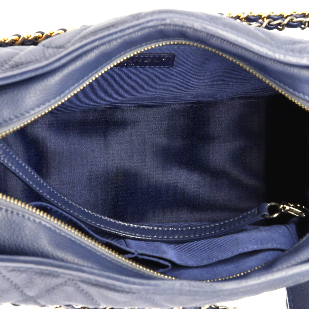 Gabrielle Hobo Quilted Goatskin and Patent Medium - Deep Luxury