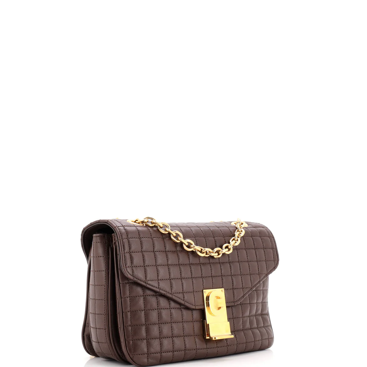 C Bag Quilted Leather Medium - Deep Luxury