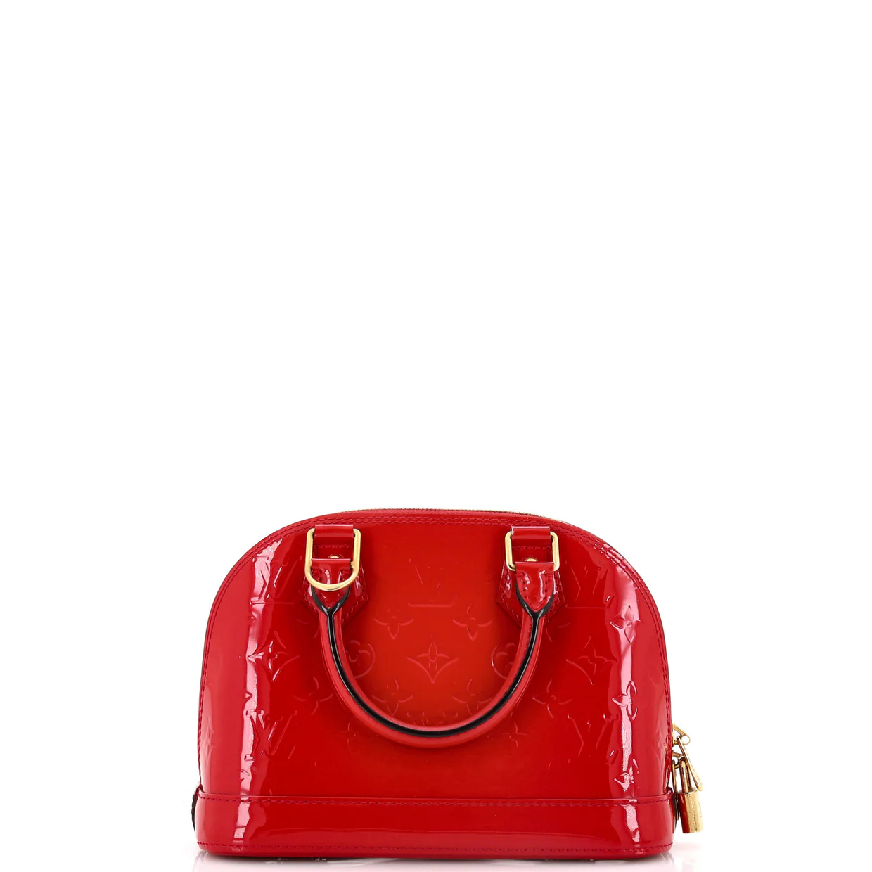 Alma Handbag Monogram Vernis BB - Deep Luxury