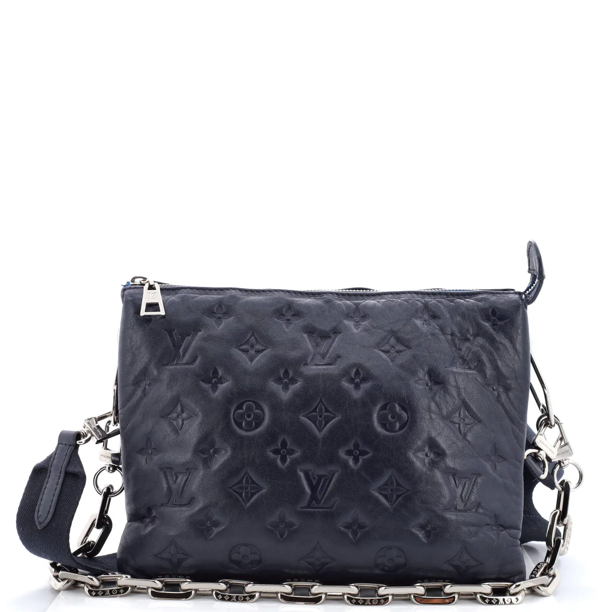 Coussin Bag Monogram Embossed Lambskin PM - Deep Luxury