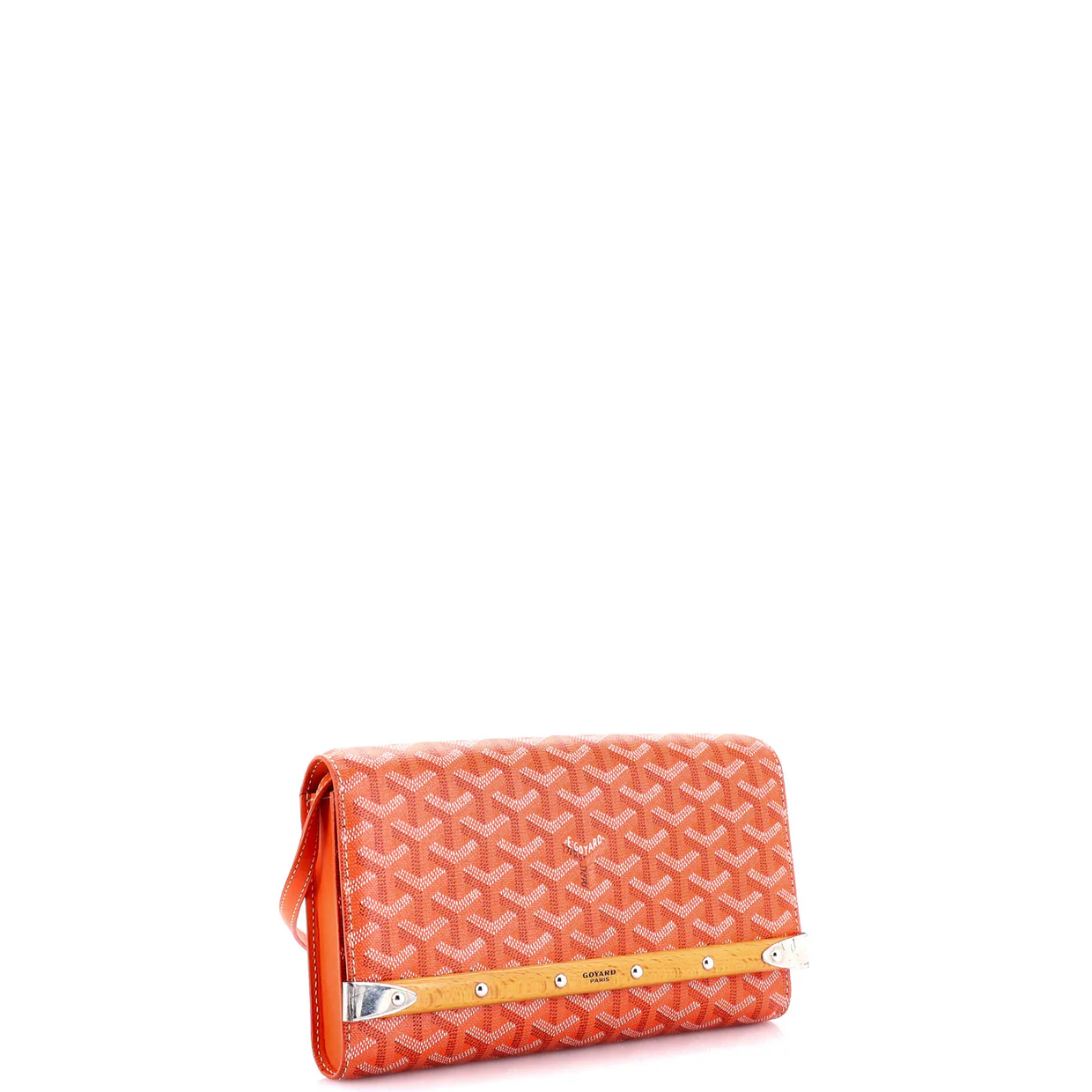 Monte Carlo Clutch with Strap Coated Canvas PM - Deep Luxury