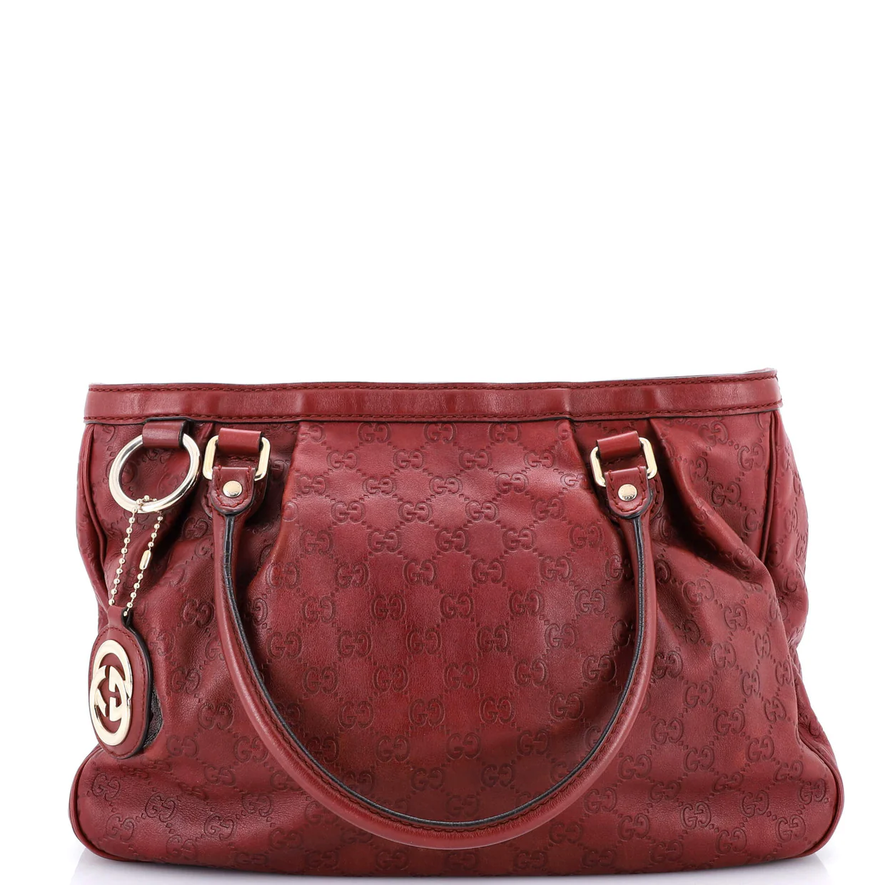 Sukey Top Handle Tote Guccissima Leather Medium - Deep Luxury