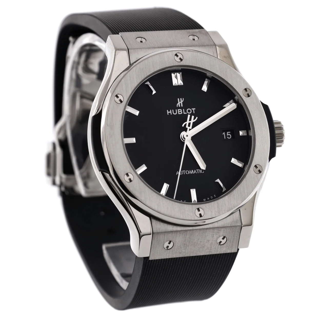 Classic Fusion Automatic Watch Titanium and Rubber 42 - Deep Luxury