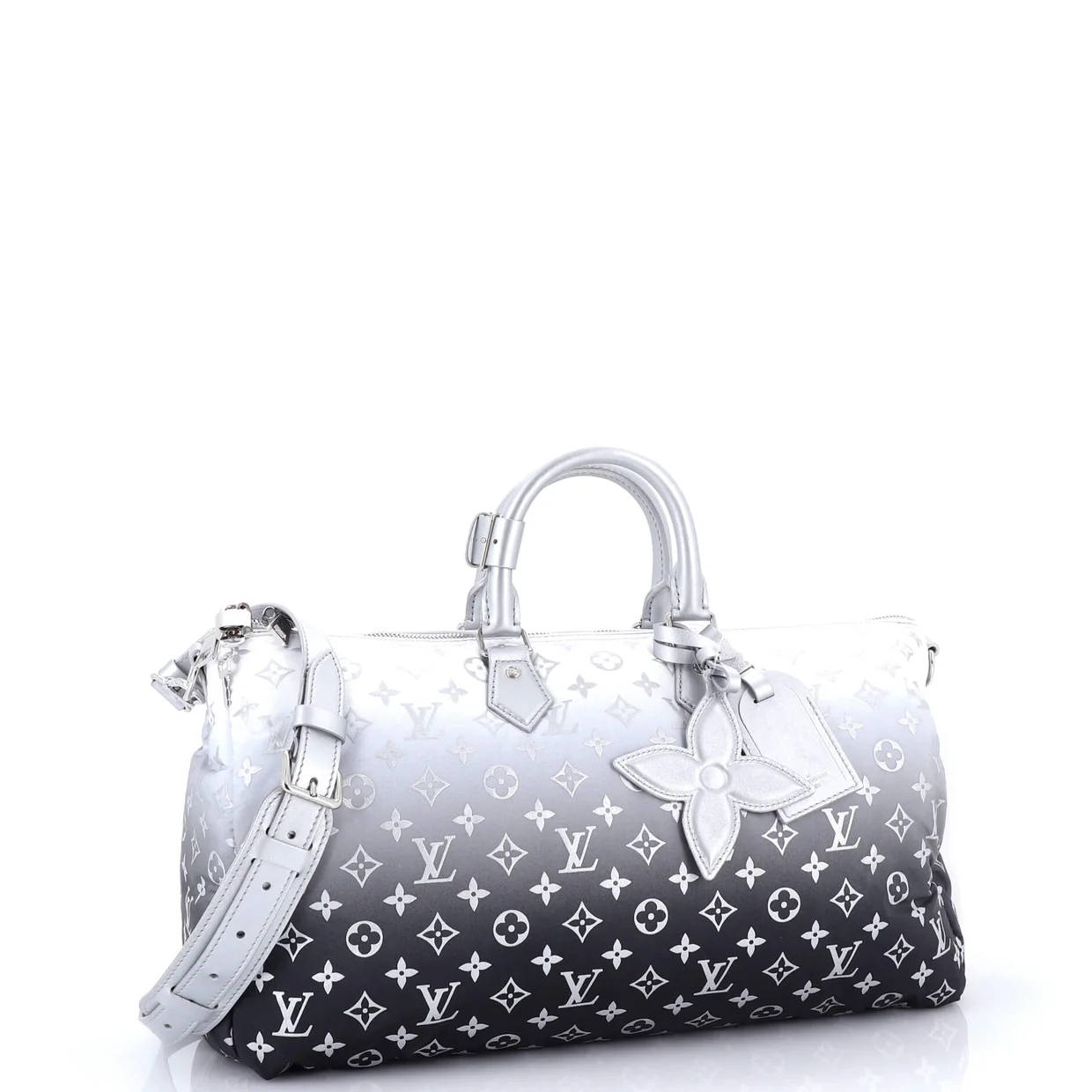 Keepall Bandouliere Bag LV Ski Gradient Monogram Nylon 45 - Deep Luxury