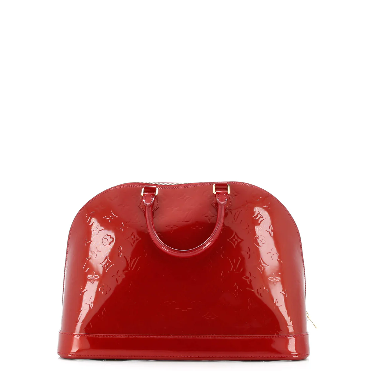 Alma Handbag Monogram Vernis GM - Deep Luxury