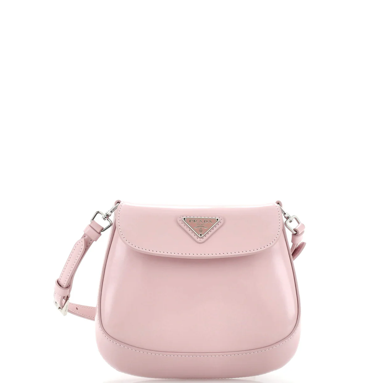 Cleo Flap Shoulder Bag Spazzolato Leather Mini - Deep Luxury