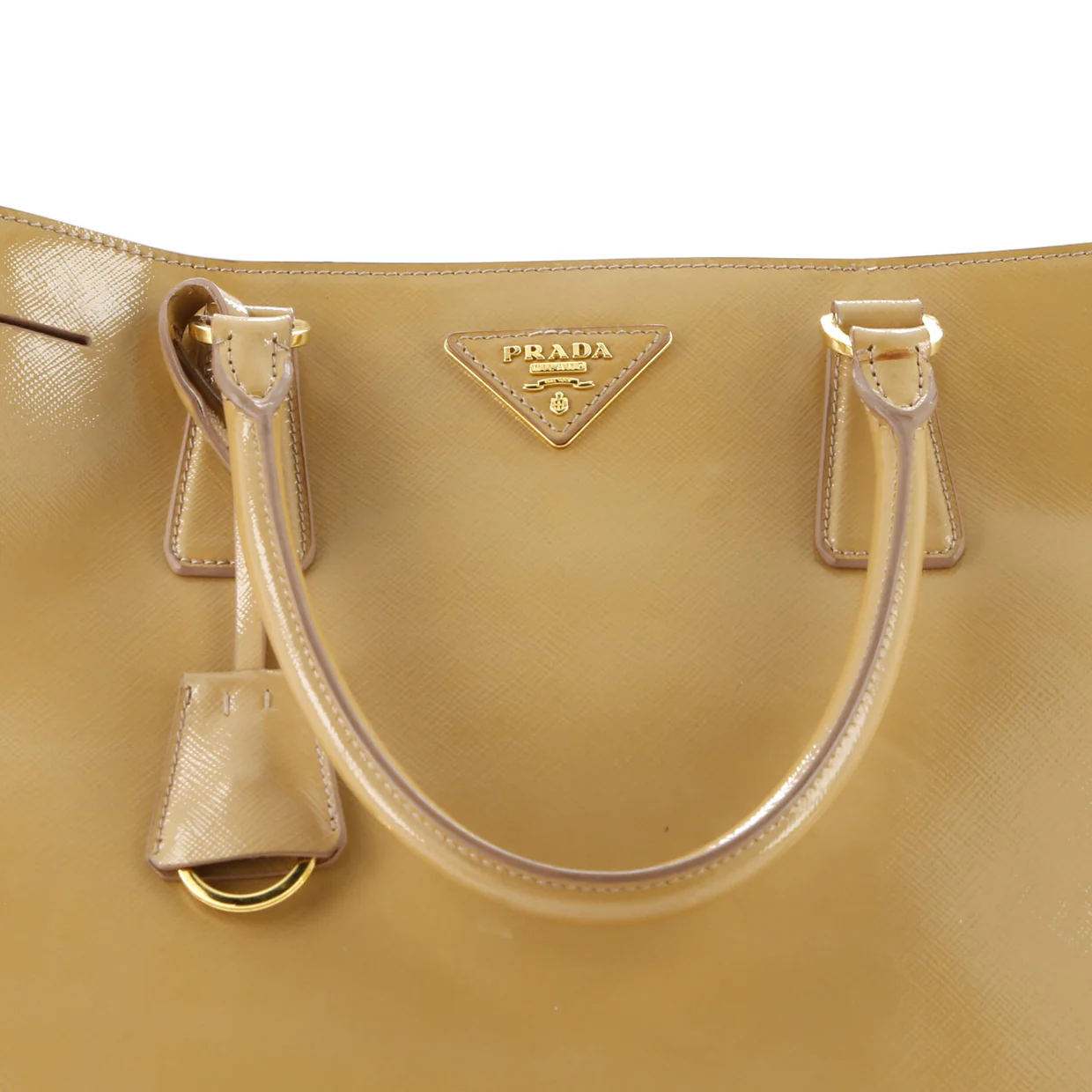 Lux Open Tote Vernice Saffiano Leather Tall - Deep Luxury