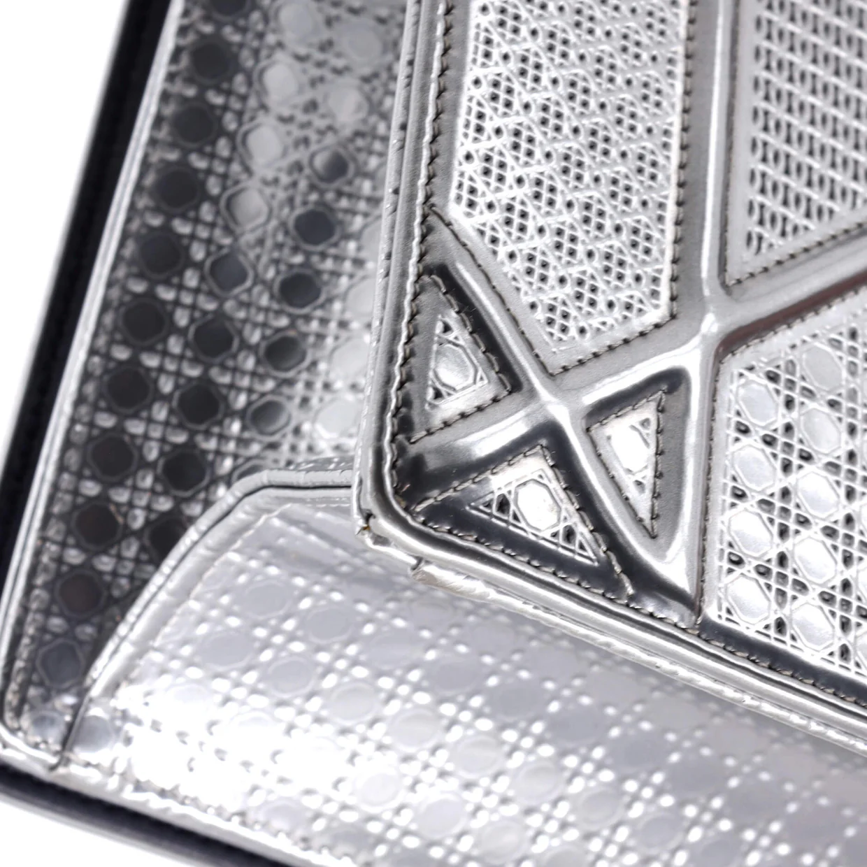 Diorama Flap Bag Cannage Embossed Calfskin Small - Deep Luxury