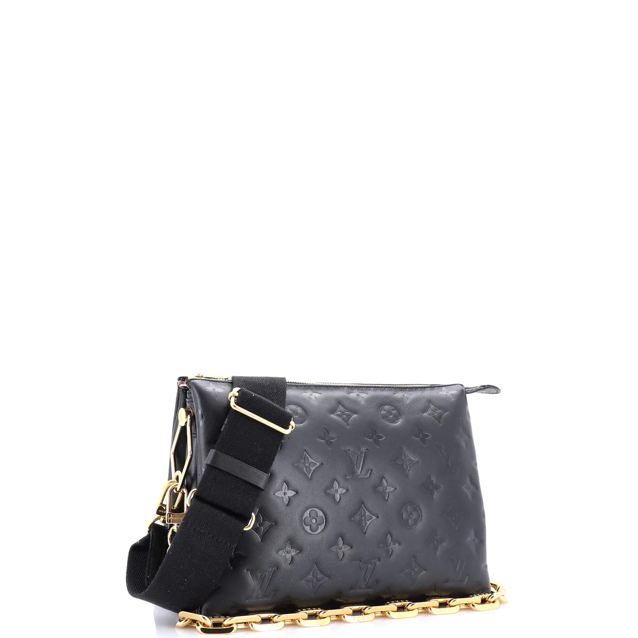 Coussin Bag Monogram Embossed Lambskin PM - Deep Luxury