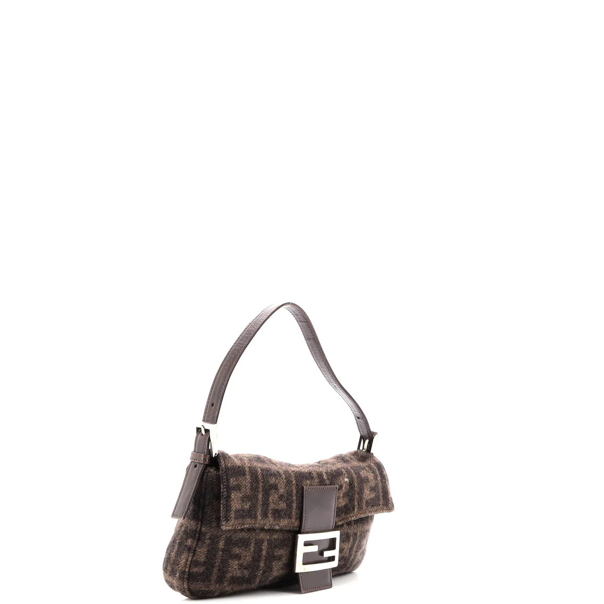 Baguette Bag Zucca Wool - Deep Luxury