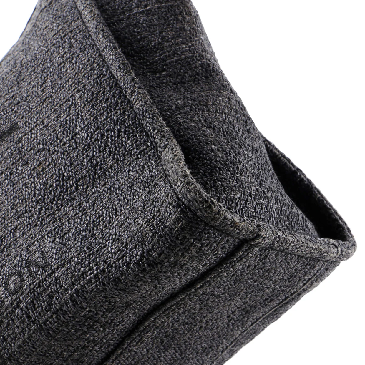 Deauville Tote Raffia with Glitter Detail Small - Deep Luxury