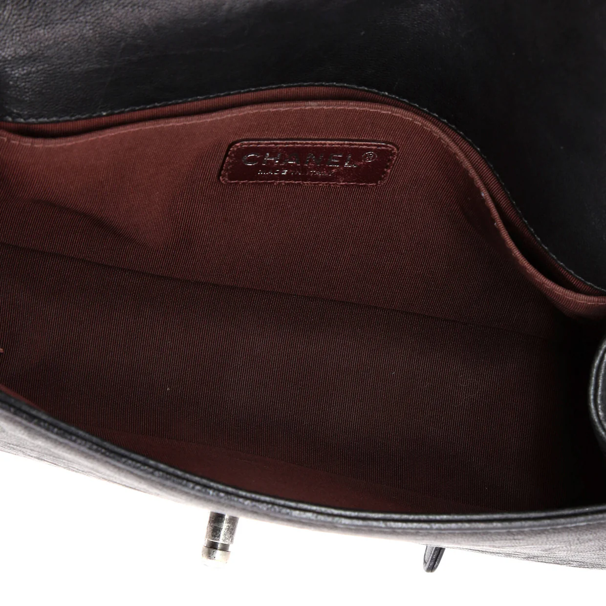 Boy Flap Bag Studded Quilted Distressed Calfskin Old Medium - Deep Luxury