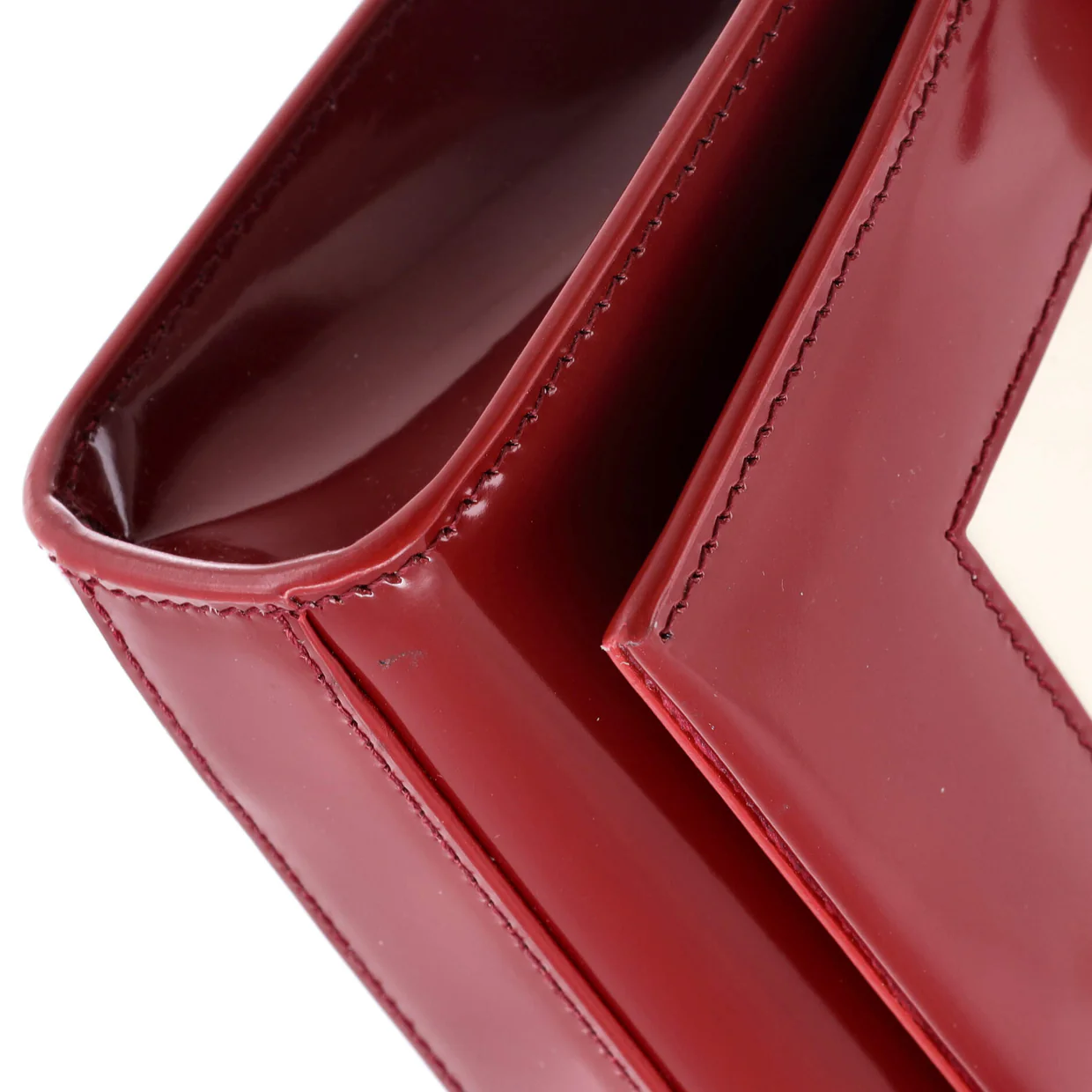 Classic Monogram Crossbody Bag Leather and Patent Small - Deep Luxury