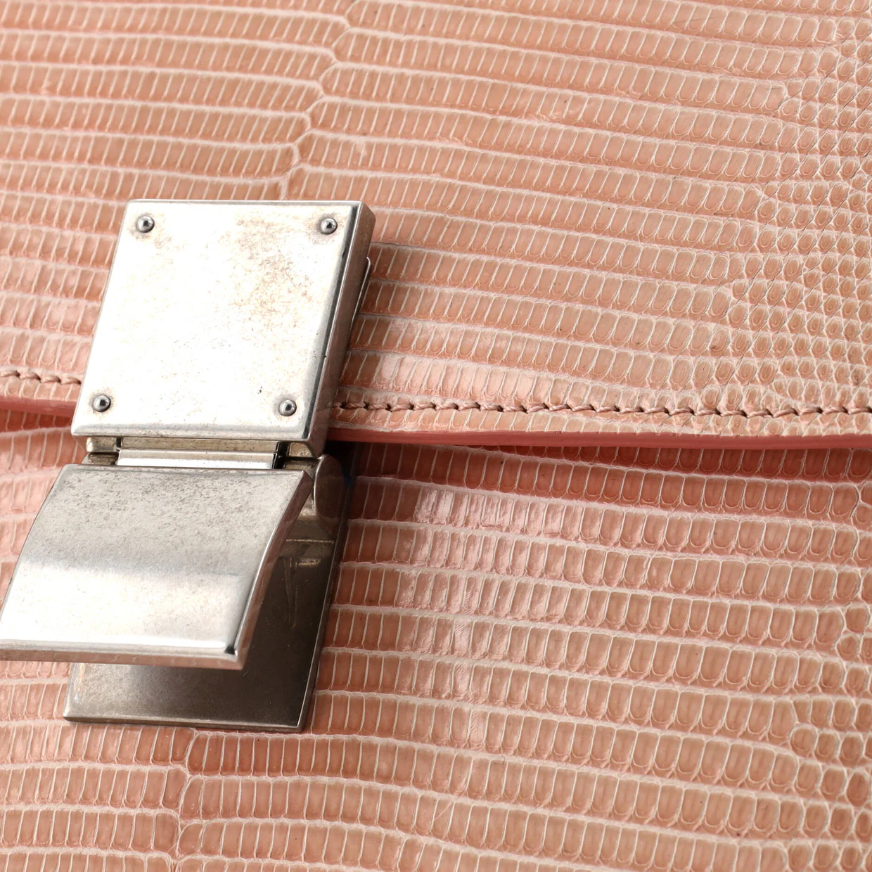 Classic Box Bag Lizard Medium - Deep Luxury