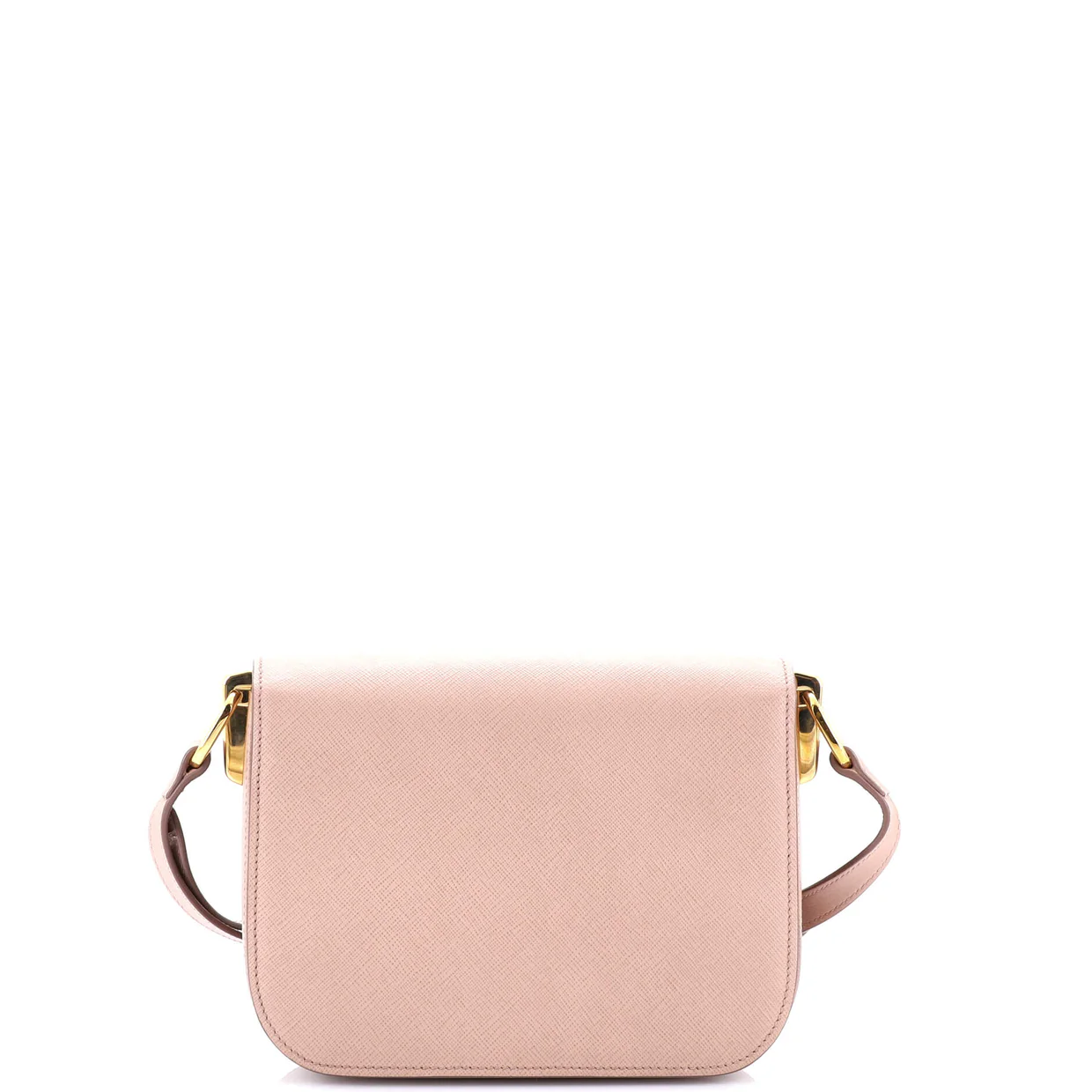 Embleme Flap Bag Saffiano Leather Small - Deep Luxury