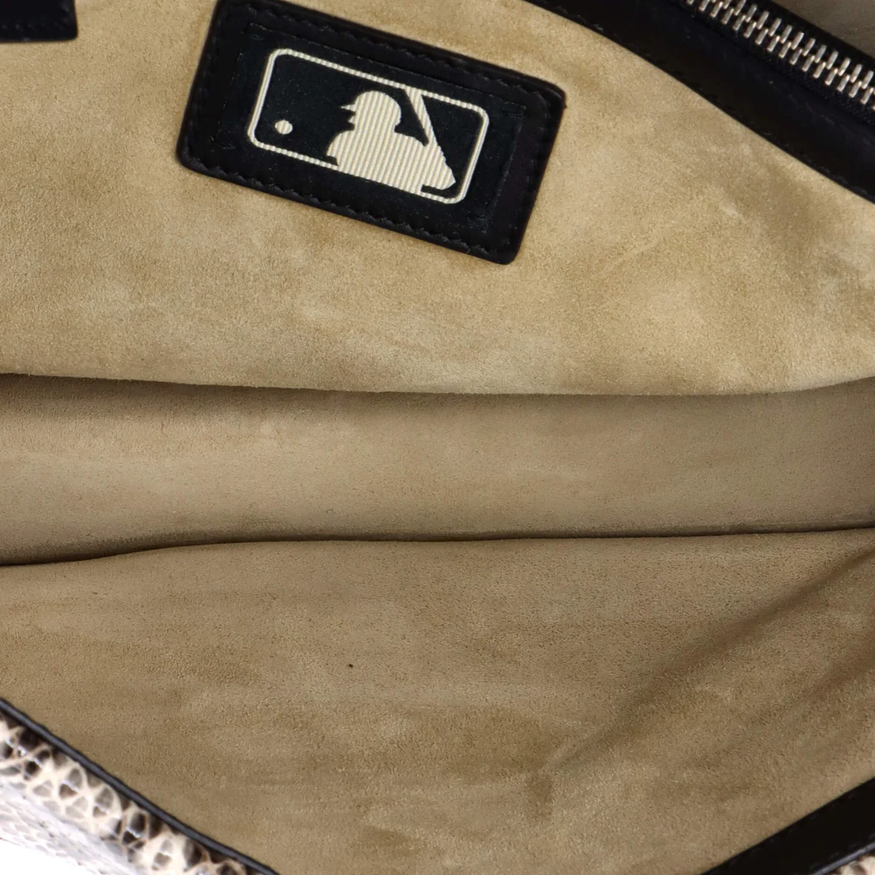 MLB Dionysus Bag Embroidered GG Coated Canvas with Python Small - Deep Luxury