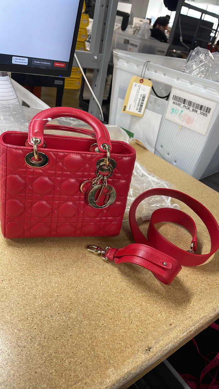 My ABCDior Lady Dior Bag Cannage Quilt Leather Small - Deep Luxury