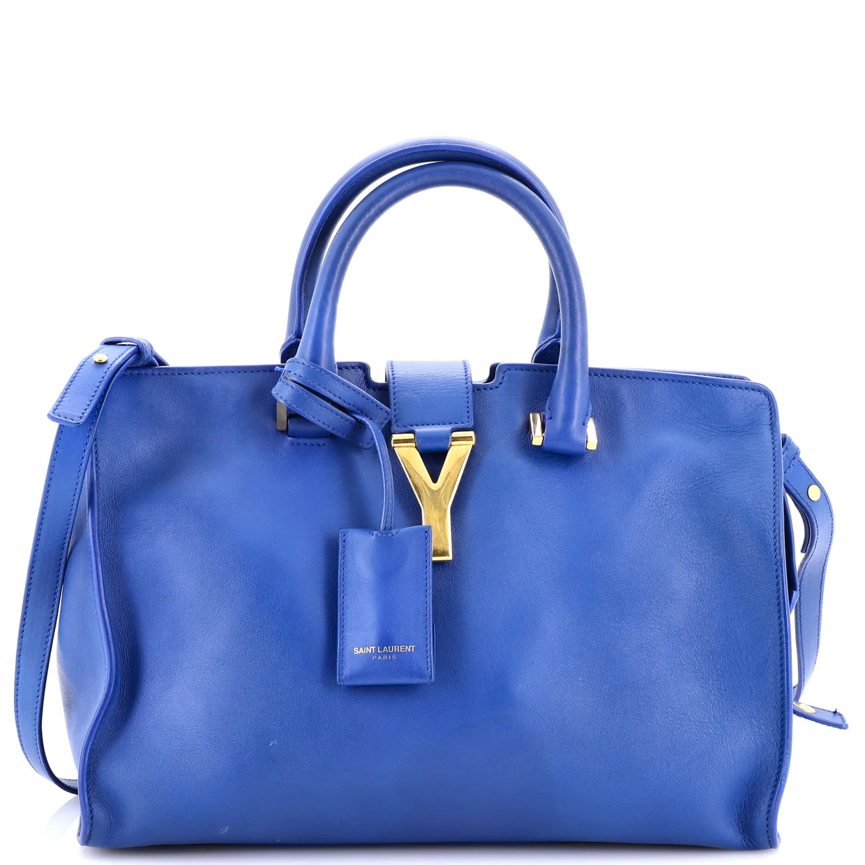 Classic Y Cabas Leather Small - Deep Luxury