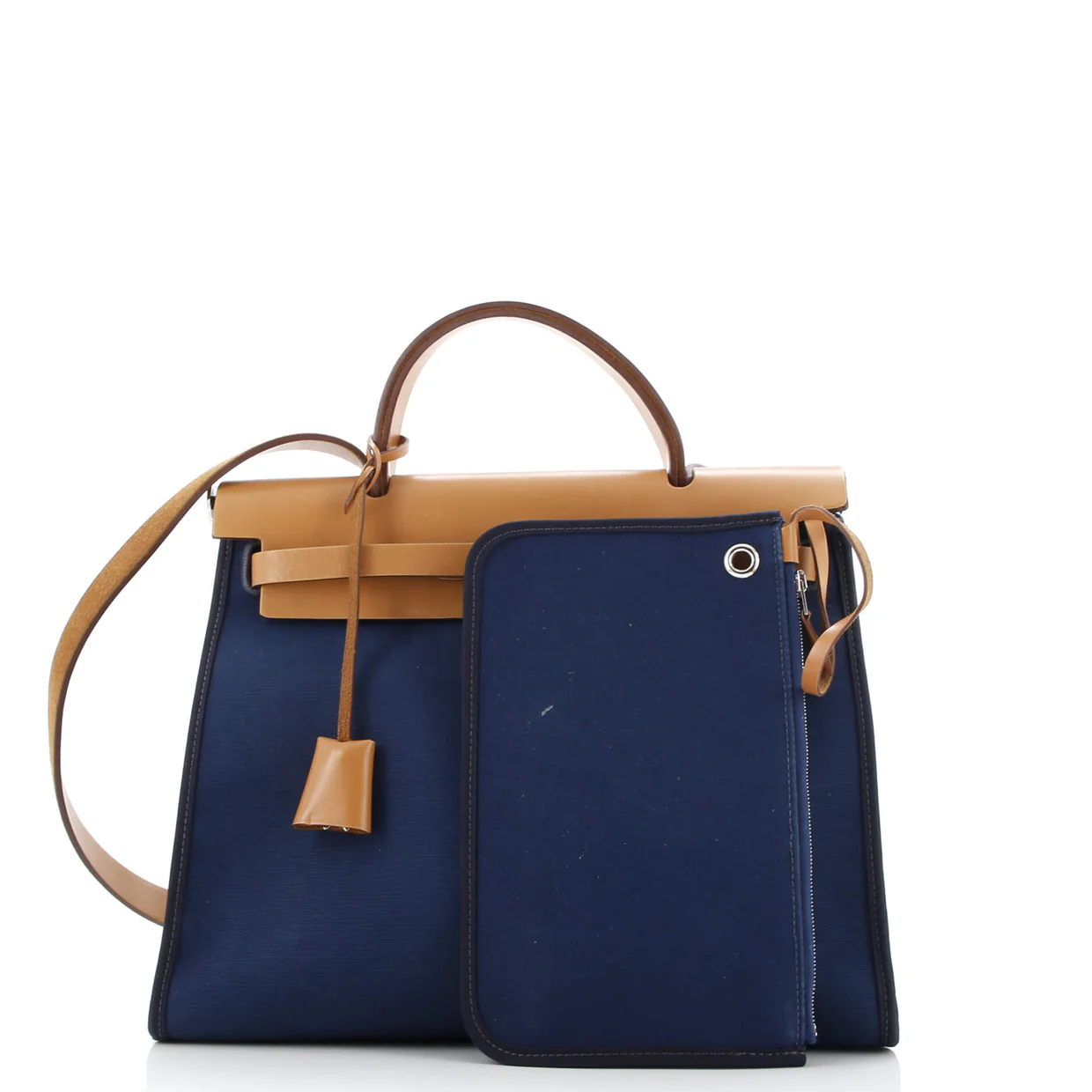 Herbag Zip Leather and Toile 31 - Deep Luxury