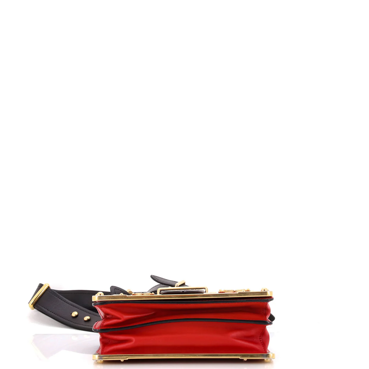 Cahier Crossbody Bag Embellished Leather Small - Deep Luxury