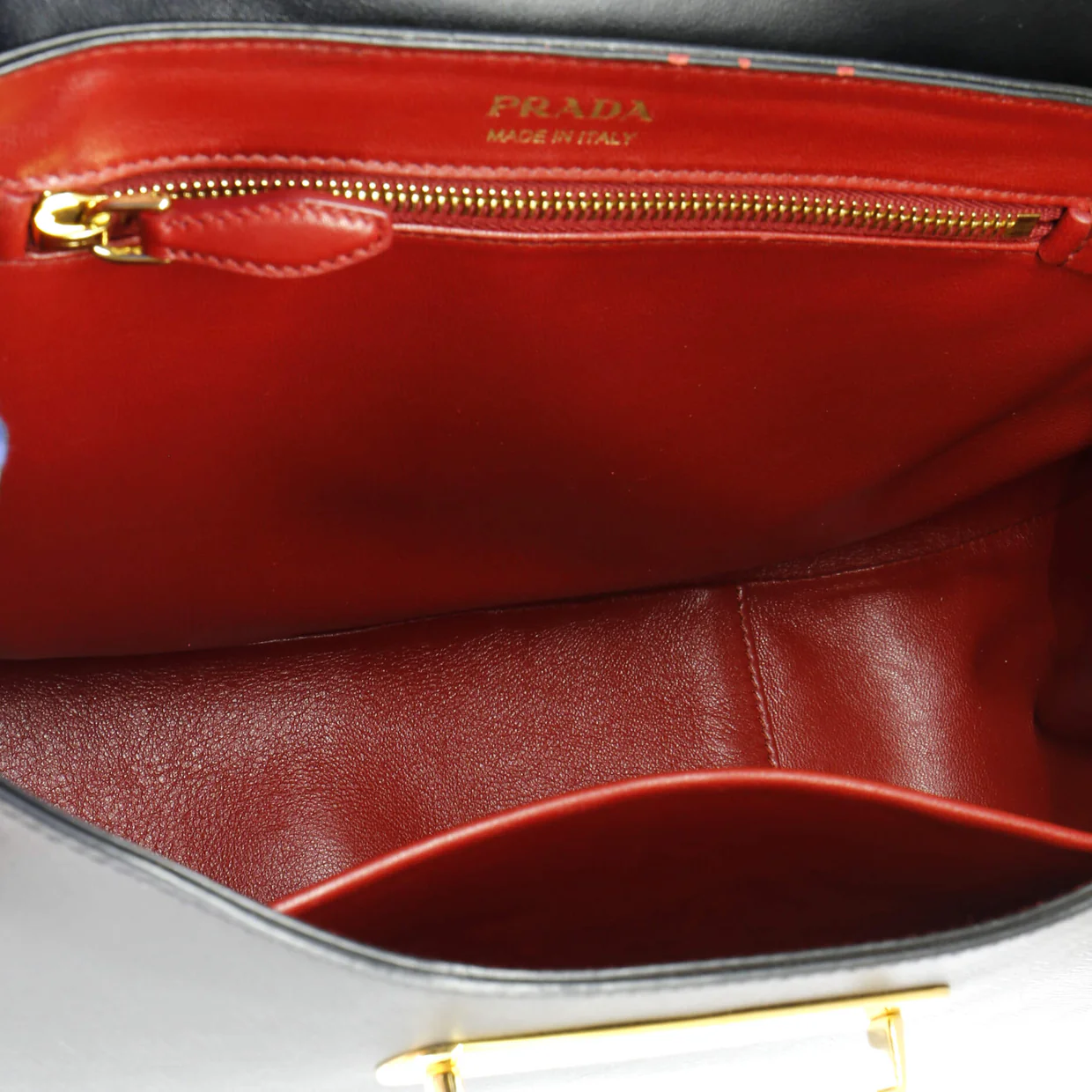 Sidonie Top Handle Bag Saffiano Leather Large - Deep Luxury