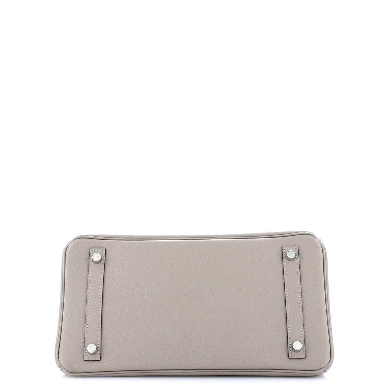 Birkin Handbag Grey Epsom with Palladium Hardware 30 - Deep Luxury
