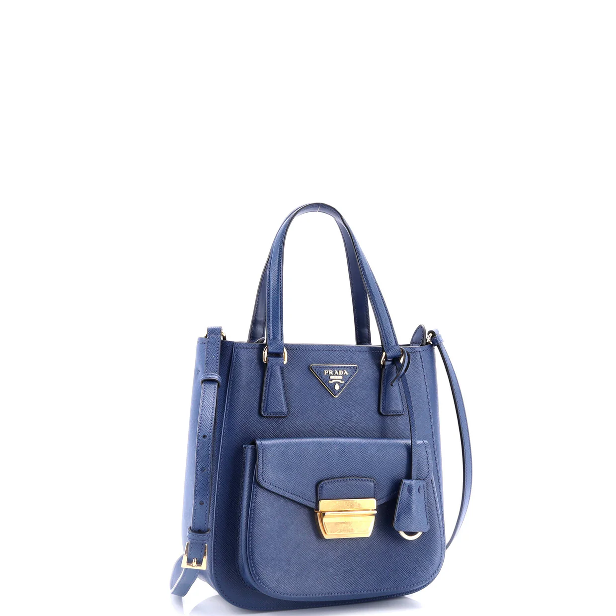 Metropolis Tote Saffiano Leather Small - Deep Luxury