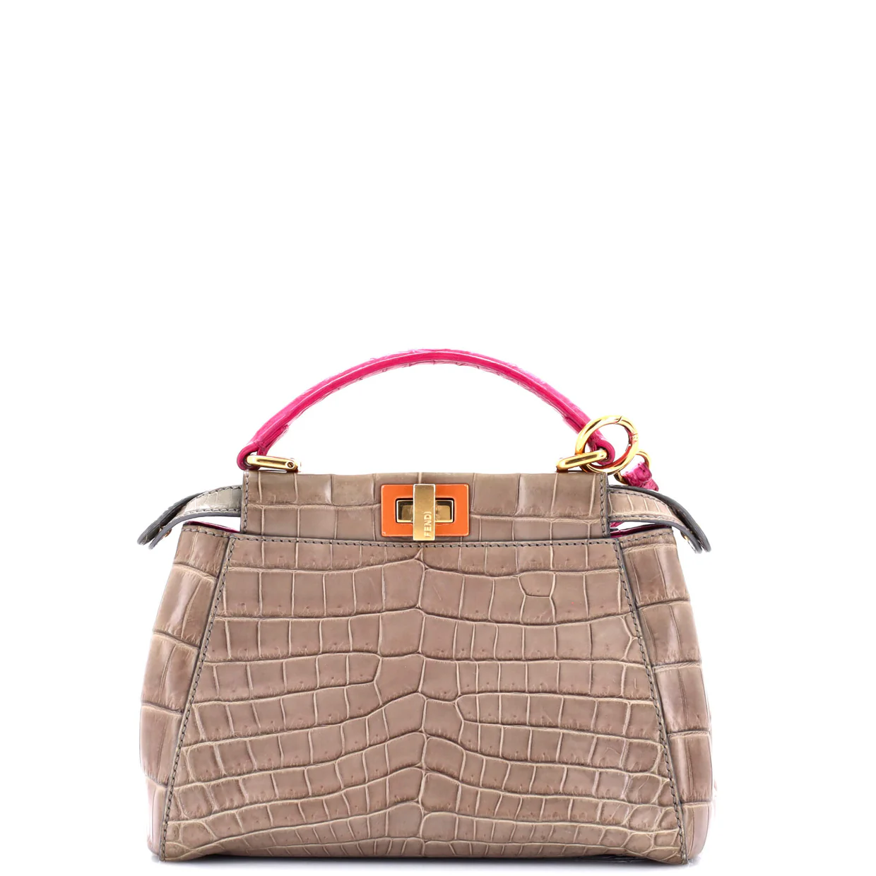 Peekaboo Bag Crocodile Mini - Deep Luxury