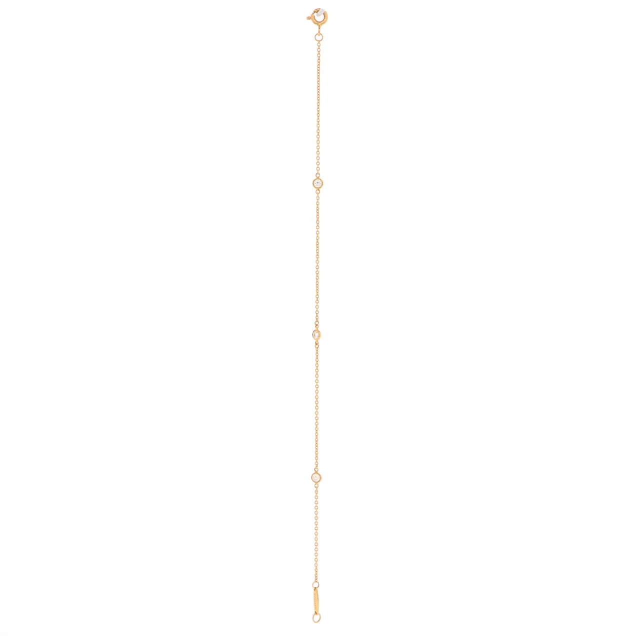 Elsa Peretti Diamonds by the Yard 3 Stone Bracelet 18K Yellow Gold with Diamonds - Deep Luxury