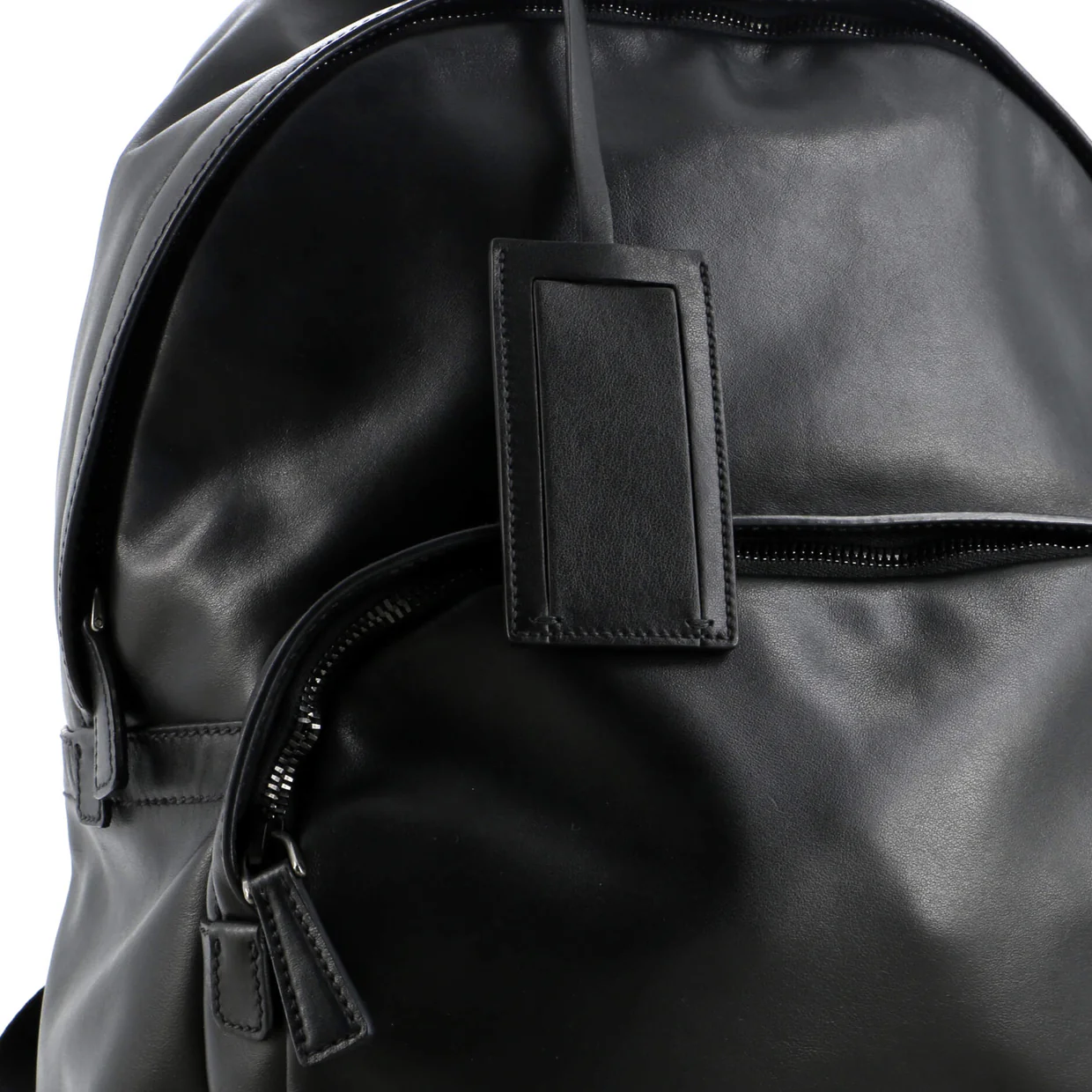 Front Pocket Backpack Nappa Leather Medium - Deep Luxury