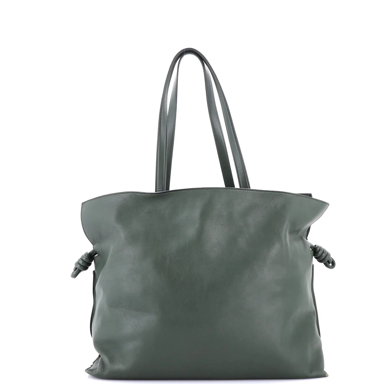 Flamenco Knot Bag Leather XL - Deep Luxury