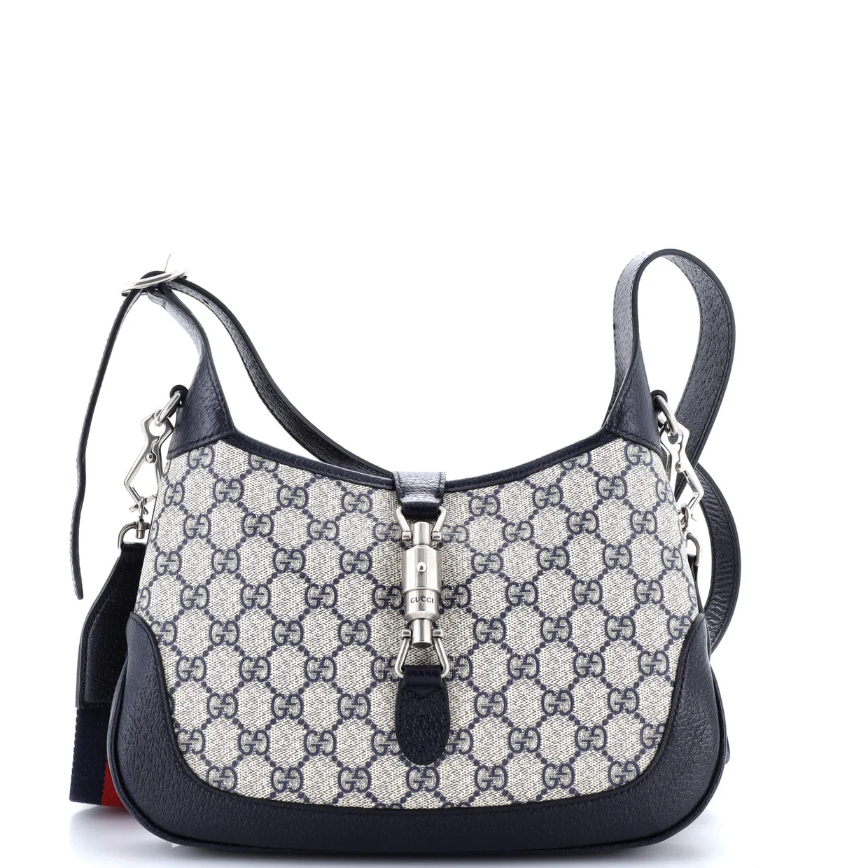 Jackie 1961 Hobo GG Coated Canvas Small - Deep Luxury