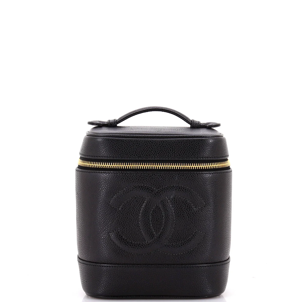 Vintage Timeless Cosmetic Case Caviar Tall - Deep Luxury