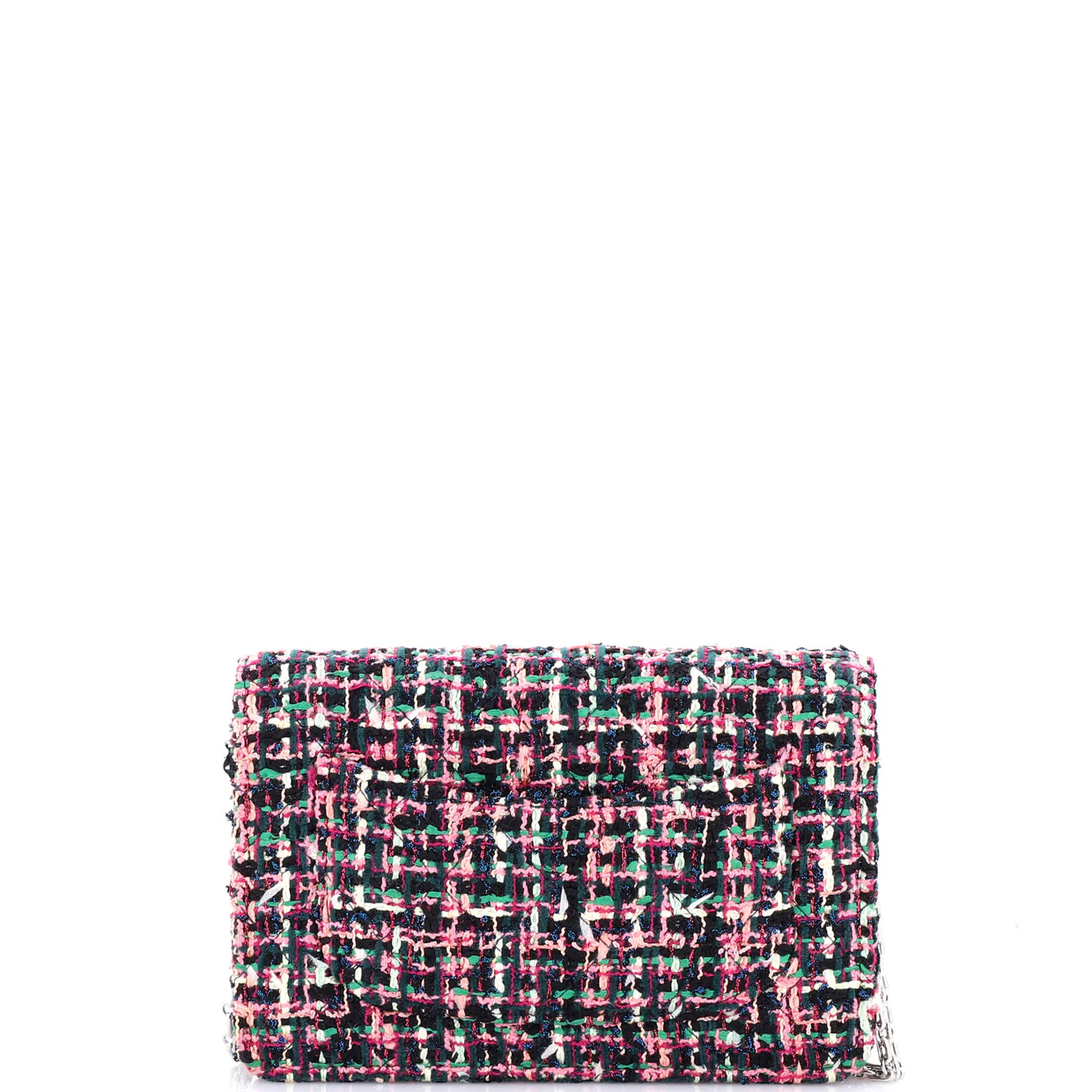 Reissue 2.55 Wallet on Chain Quilted Tweed - Deep Luxury