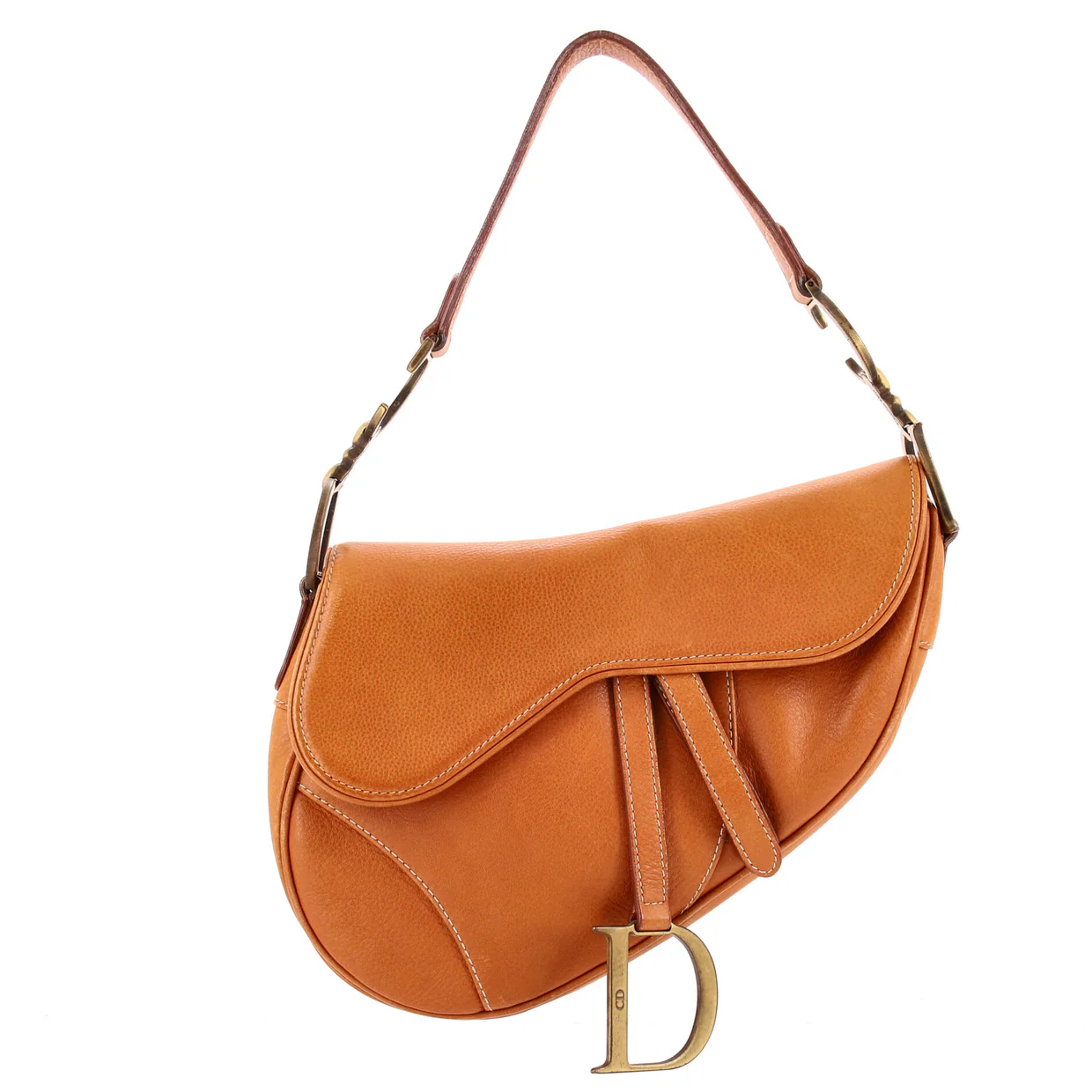 Vintage Saddle Bag Leather Medium - Deep Luxury