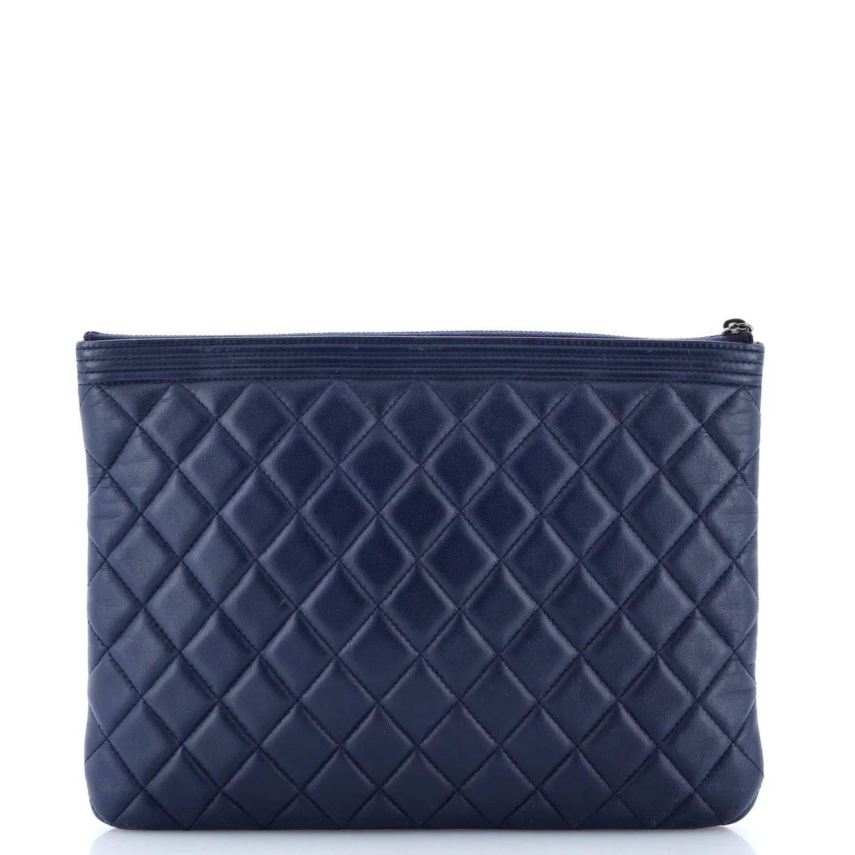 Boy O Case Clutch Quilted Lambskin Medium - Deep Luxury