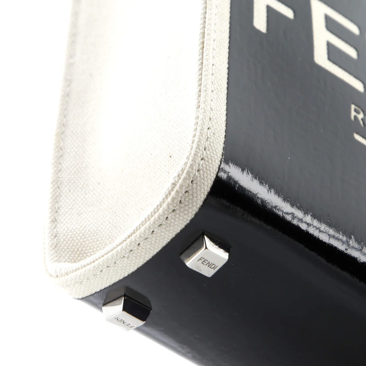 Sunshine Shopper Tote Patent and Canvas Mini - Deep Luxury