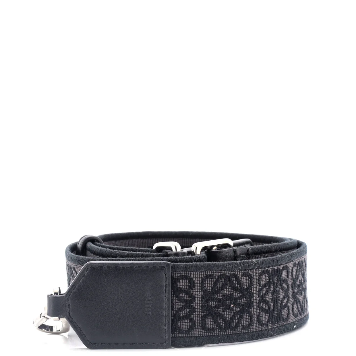 Anagram Shoulder Strap Jacquard With Leather - Deep Luxury
