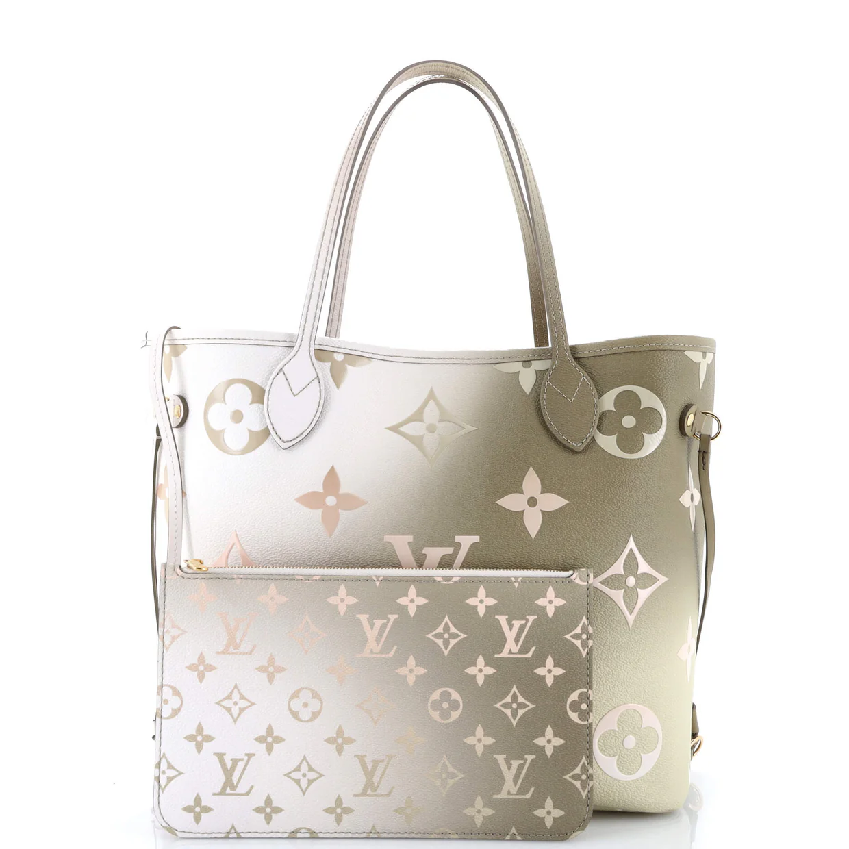 Neverfull NM Tote Spring in the City Monogram Giant Canvas MM - Deep Luxury
